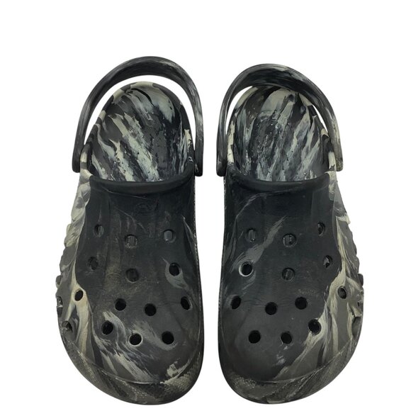 Crocs Classic Baya Clog Marble Black & White Men 9 Women 11 - Picture 3 of 5